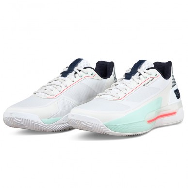 Wilson Rush Tour 5 Clay white bay blauw heren 2026