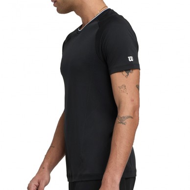 Wilson Team Seamless Crew zwart T-shirt