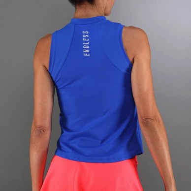 Endless Glam royalblauw Polo
