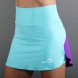 Endless Bloom blauw aqua rok