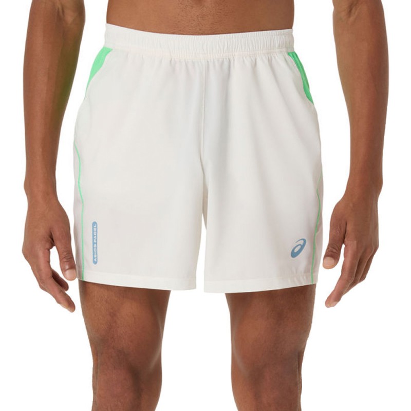 Asics Padel Court 7in crèmekleurig Short