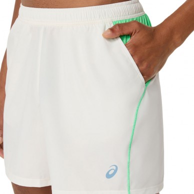 Asics Padel Court 7in crèmekleurig Short
