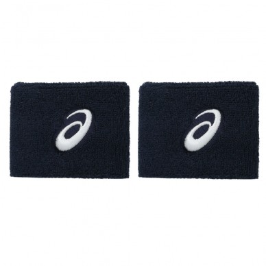 Asics polsbandjes kort 2-pack blauw