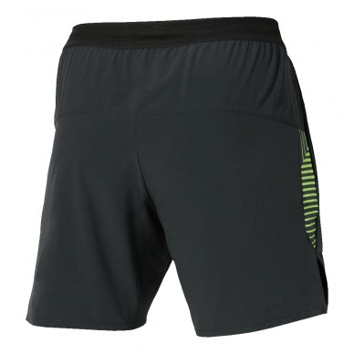 Mizuno Tennis 7 Inches Amply zwart Short