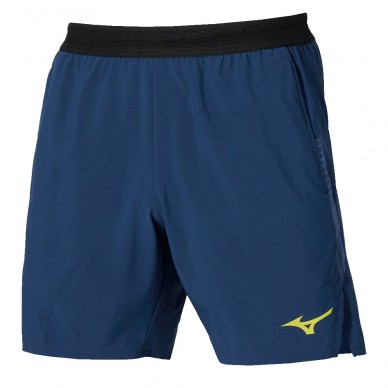 Mizuno Tennis 7 Inches Amply blauw Short