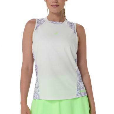 Asics Court All Over Print crème T-shirt