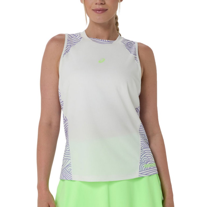 Asics Court All Over Print crème T-shirt