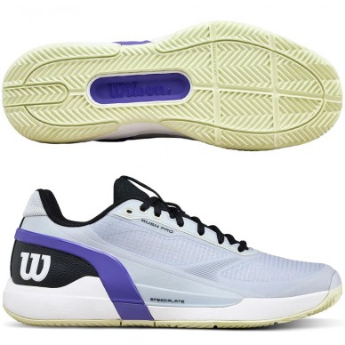 Wilson Rush Pro 5 Clay gray heren 2026