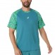 Asics Court All Over Print SS Top blauwgroen t-shirt