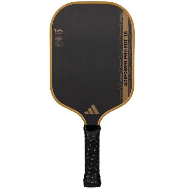 Adidas Pickleball Adipower Pro EDT 16mm goud 2026