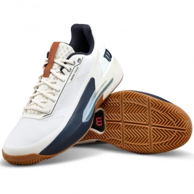 Wilsons Rush Tour 5 Clay White Navy heren 2026