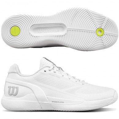 Wilson Rush Pro 5 Padel white heren 2026