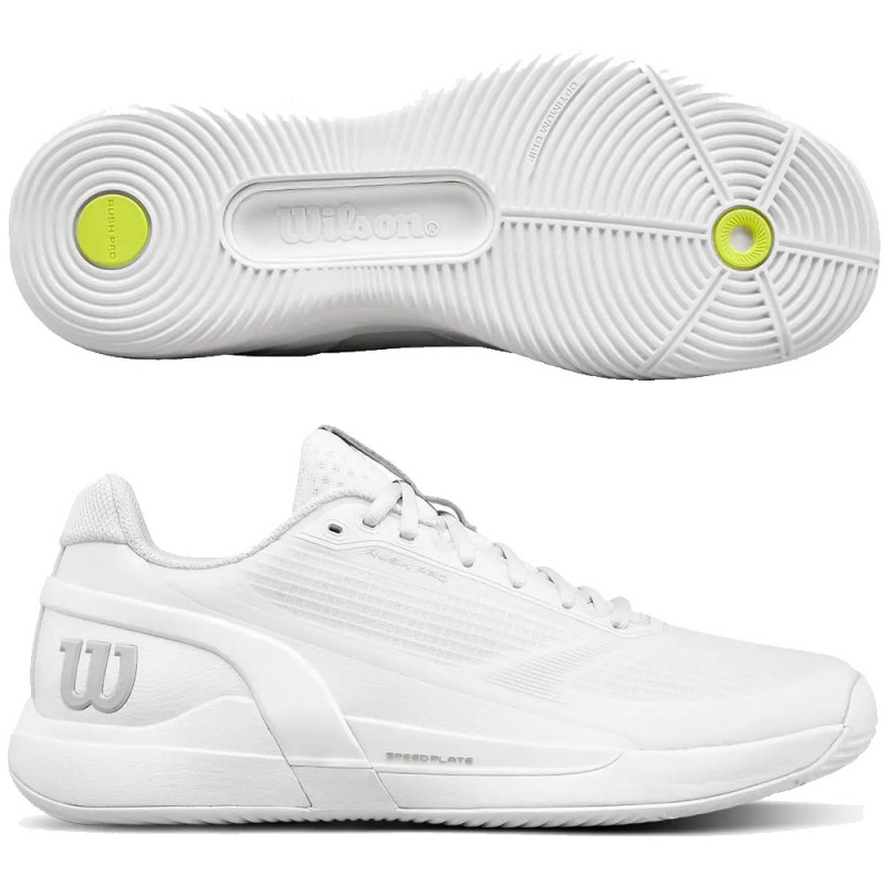 Wilson Rush Pro 5 Padel white heren 2026