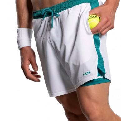 Nox Pro wit groen Short