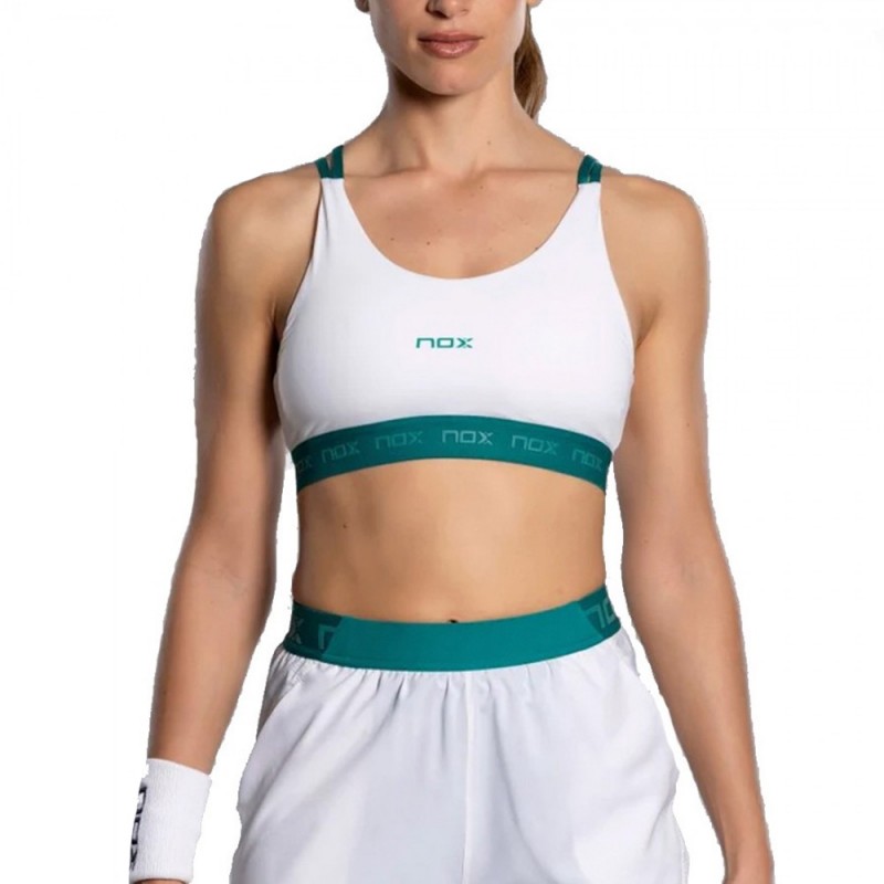 Nox Pro wit groen Sportbeha