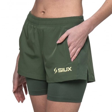 Siux Gareh Vrouw groen short