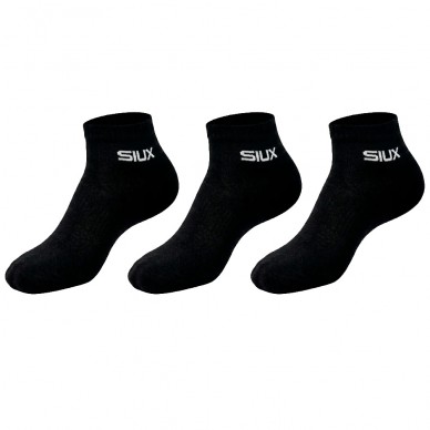 Sokken Siux Basic korte 3-pack zwart