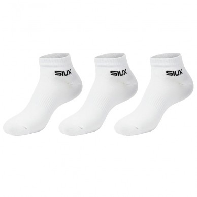 Sokken Siux Basic korte Pack 3u wit