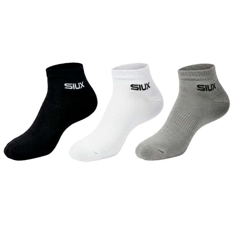 Sokken Siux Basic korte Pack 3u mix