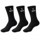 Sokken Siux Basic hoge Pack 3u zwart