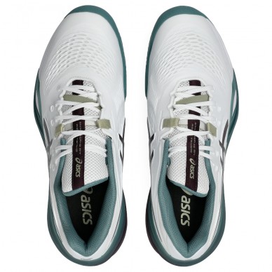 Asics Gel Resolution X Clay white dark aubergine heren 2026