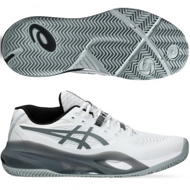 Asics Gel Resolution X Padel white steel grey heren 2026