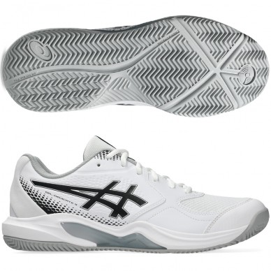 Asics Gel Dedicate 9 Padel White Black heren 2026