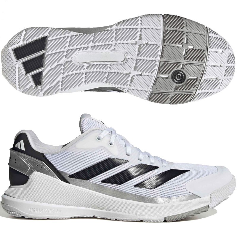 Adidas Crazyquick LS Padel M ftwr white black heren 2026