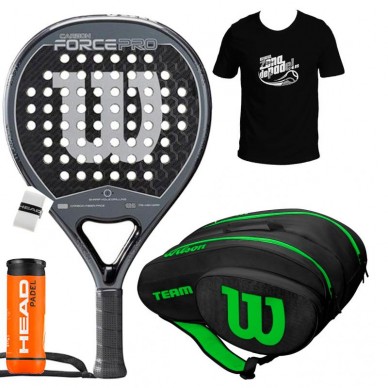 Pack Wilson Carbon Force Pro + Paletero 2019