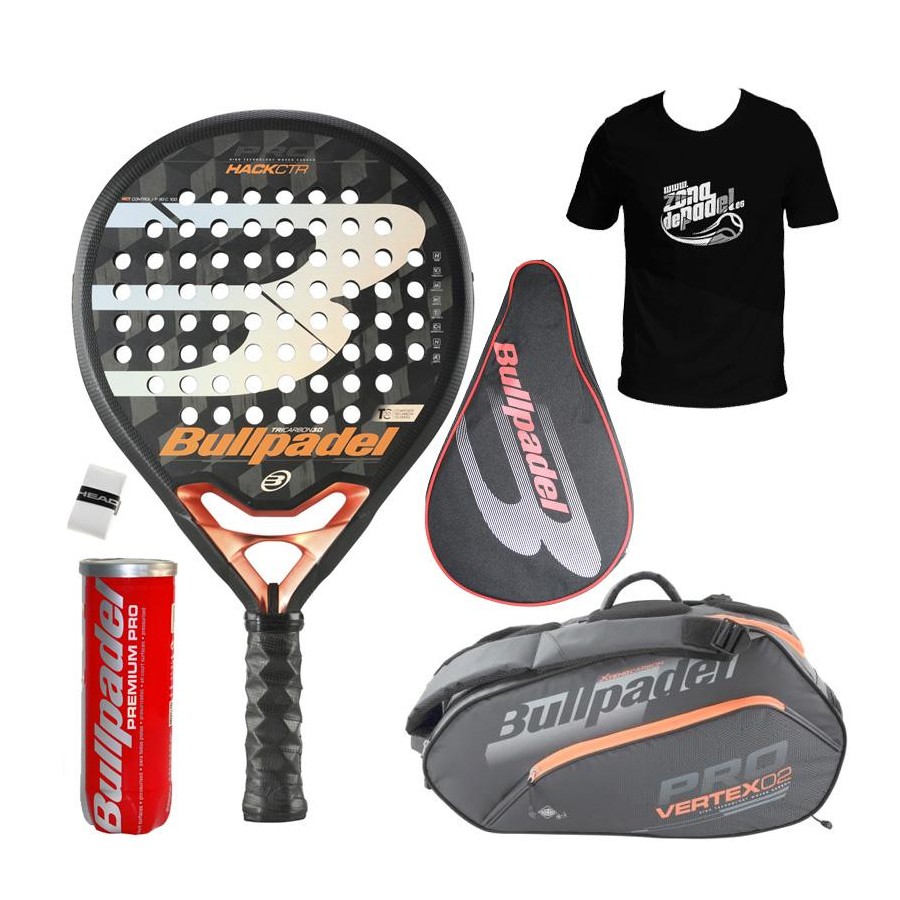 Pack Bullpadel Hack CTR + Paletero 2020