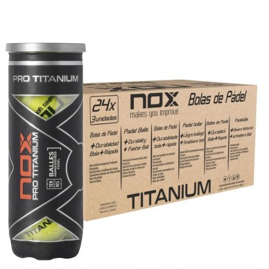 Cajón Pelotas Nox Pro Titanium 24 x 3