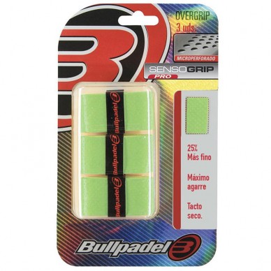 Overgrips Bullpadel Sensogrip Microperforados GB1705 Verdes