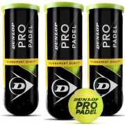 Pack 3 Botes Pelotas Dunlop Padel Pro