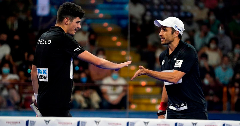 Arturo Coello en Fernando Belasteguin