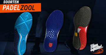 Hoe moet de zool van de padelschoenen zijn?