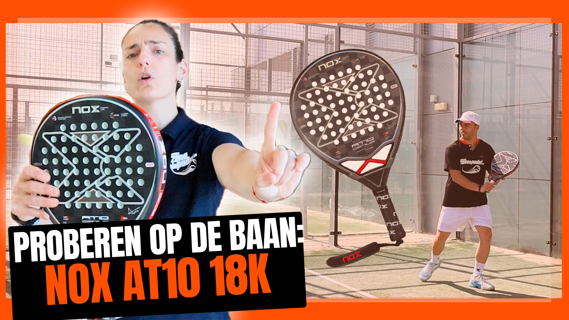 Nieuw Nox AT10 Genius 18K 2023 racket: baantest