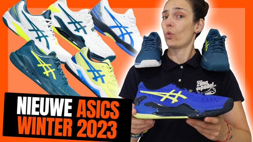 Lancering, nieuwe collectie Asics AW 2023 padelschoenen