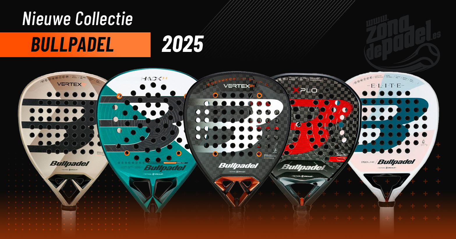 Nieuwe collectie Bullpadel 2025 rackets: Vernieuwde Vertex 04 en de XPLO 2025, de knaller van Bullpadel