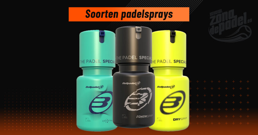 Soorten padel sprays om de grip van je padel racket te verbeteren: welke te kiezen op basis van je zweet?