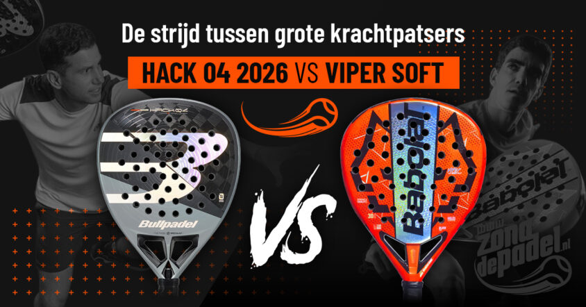 Bullpadel Hack 04 2026 vs Babolat Viper Juan Lebrón 2026: Wat is de beste padel racket voor kracht van het jaar?