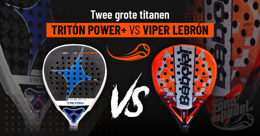 Vergelijking 2026: Star Vie Triton Power vs Babolat Technical Viper van Juan Lebrón.