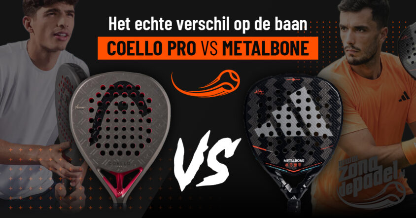 Vergelijking tussen de Adidas Metalbone 2026 en de Head Coello Pro 2026: verschillen en gevoelens.
