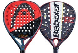 Power padel rackets
